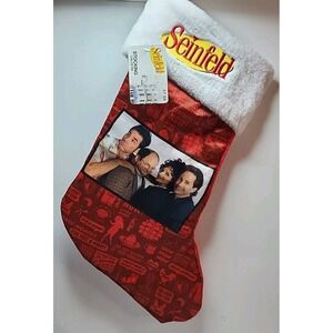 New SEINFELD Christmas Stocking TV Holiday Elaine Cramer New‎ York Gift Decor